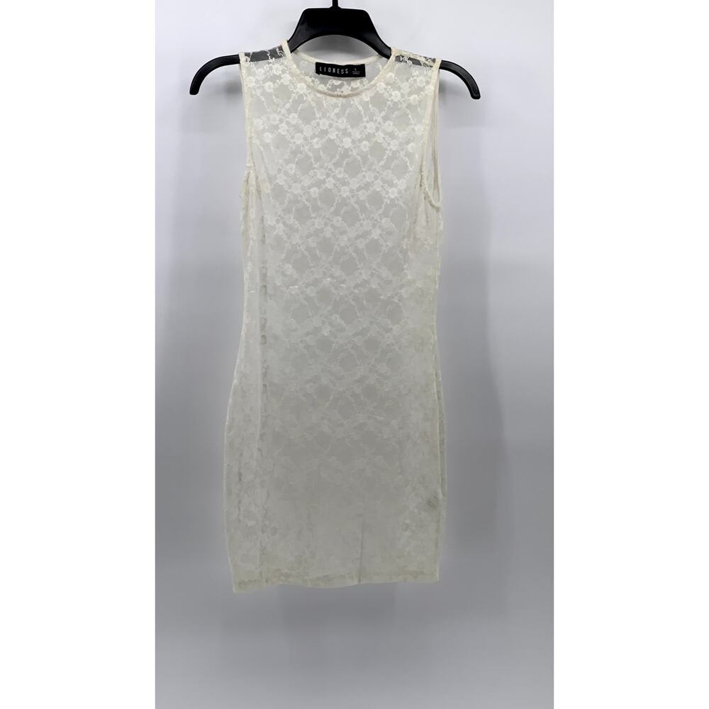 Lioness White Lace Mini Dress